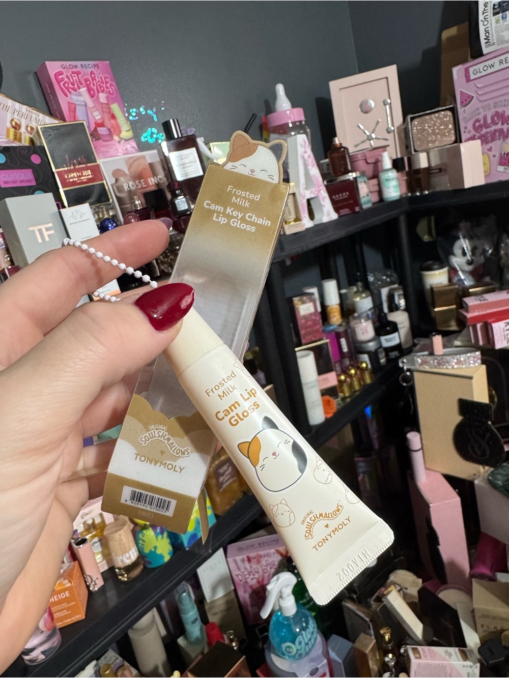 Frosted Milk TonyMoly Lip keychain
